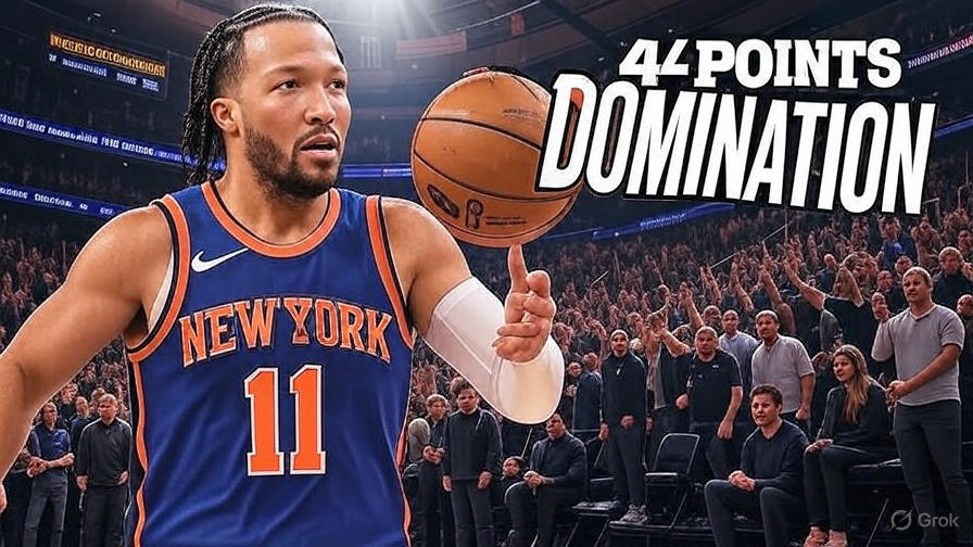 "Jalen Brunson scoring 44 points vs Pacers Game 5"